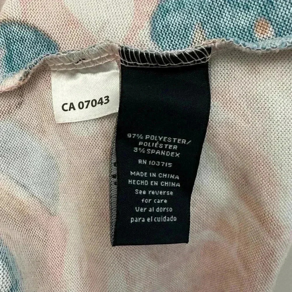 Zac &  Rachel Tropical Floral Print Sweater Pink Peach Women's XL - Picture 9 of 10